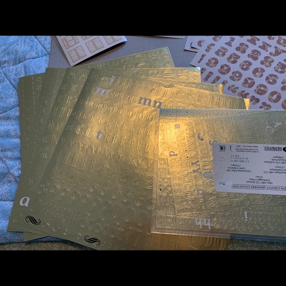 Lettering for scrapbooking - Picture 1 of 5